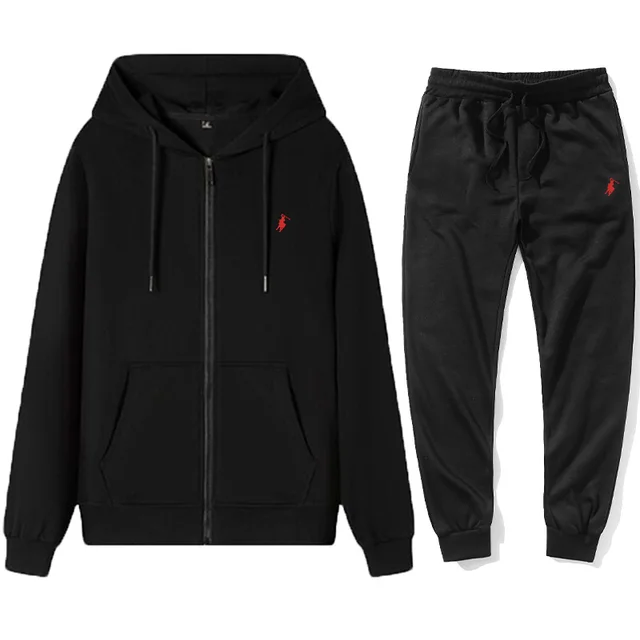 Mens Fashion Zip Up - 2026 Herbst Winter Kleines Pony Besticktes