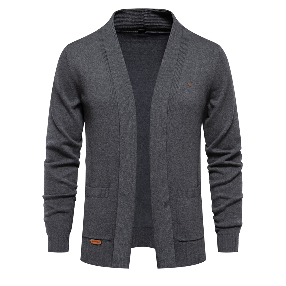 Men'S Fashion Zip Sweater - 2023 neue Winter Baumwolle Strickjacke für