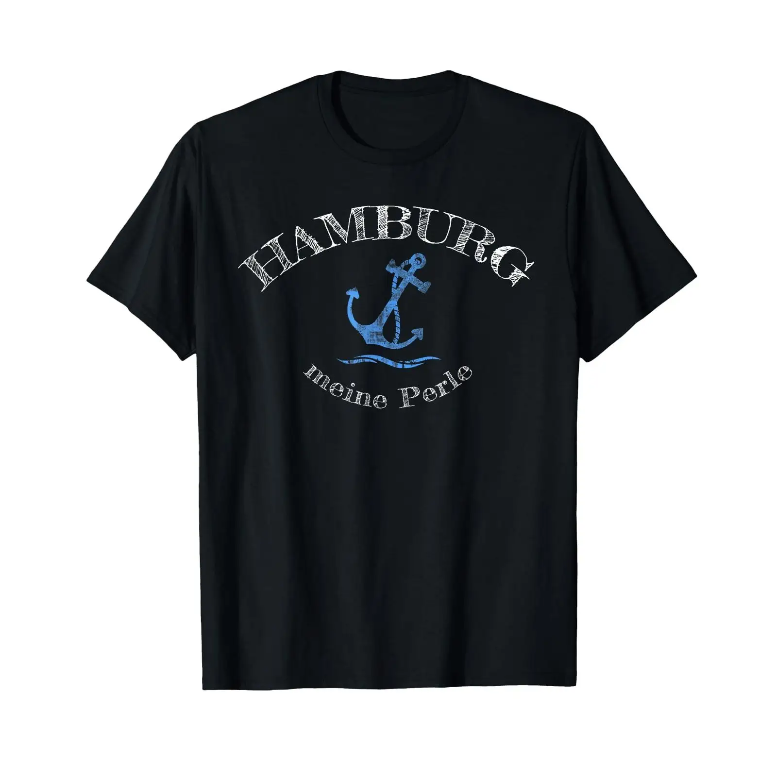 Men'S Fashion Hamburg - T-Shirt mit Hamburg My Pearl Design,