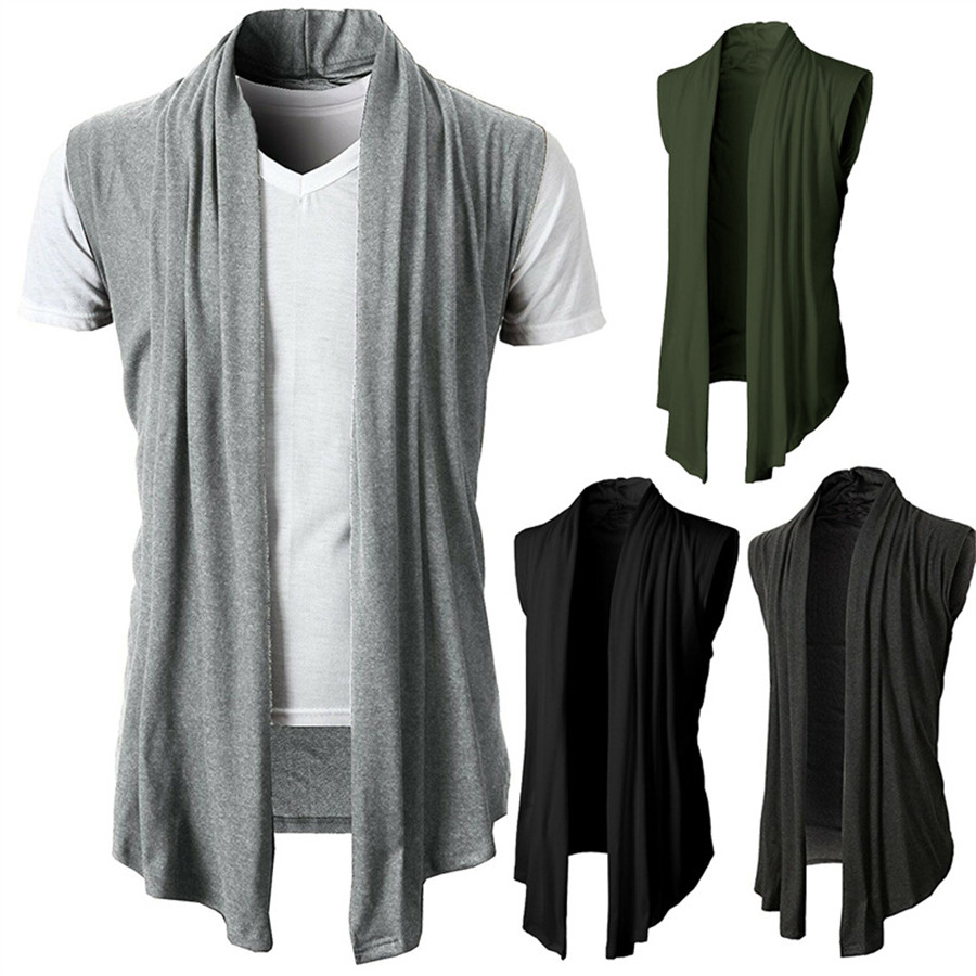 Men'S Fashion Zip Sweater - Neue 2026 Frühling Sommer Männer Ärmellose