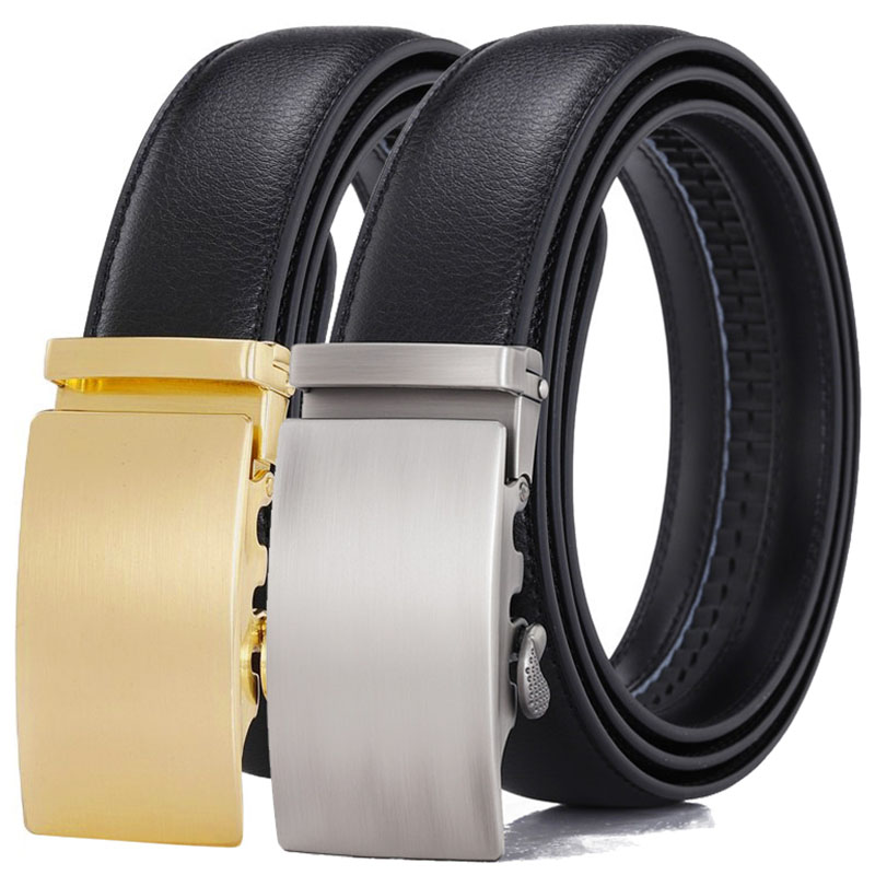 Leather Belt Braided - 3,5 cm Breite, hochwertiger zweiter Schicht-Rindsledergürtel