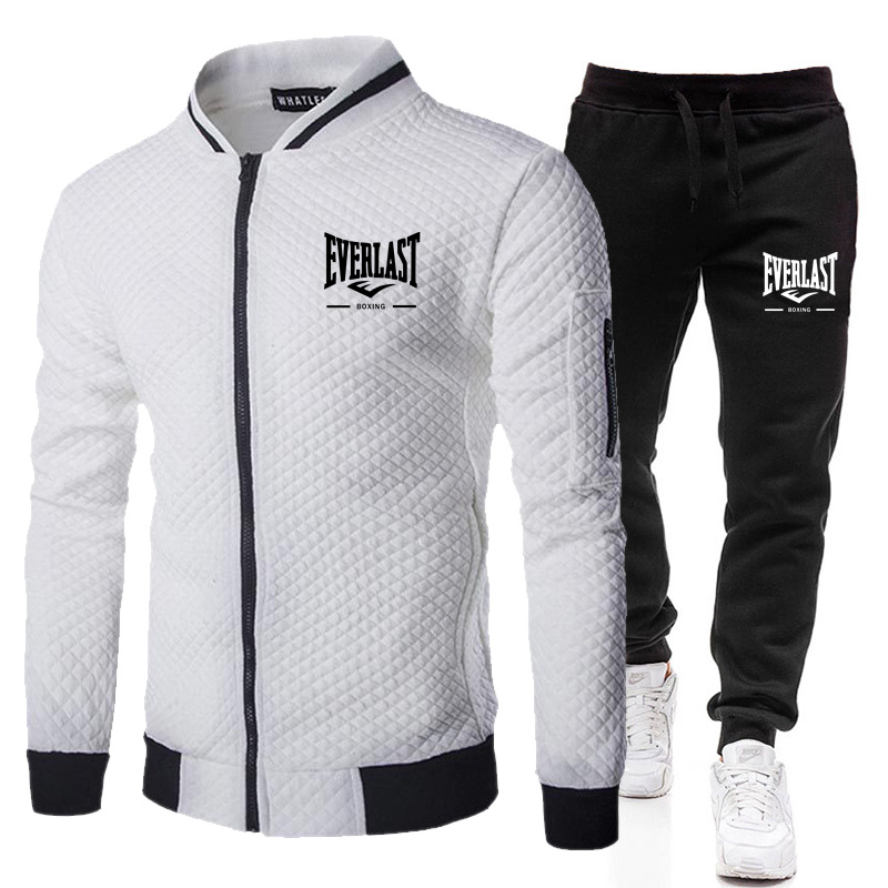 Mens Fashion Zip Up - EVERLAST BOXING Frühling/Herbst Herren Mode Streetwear