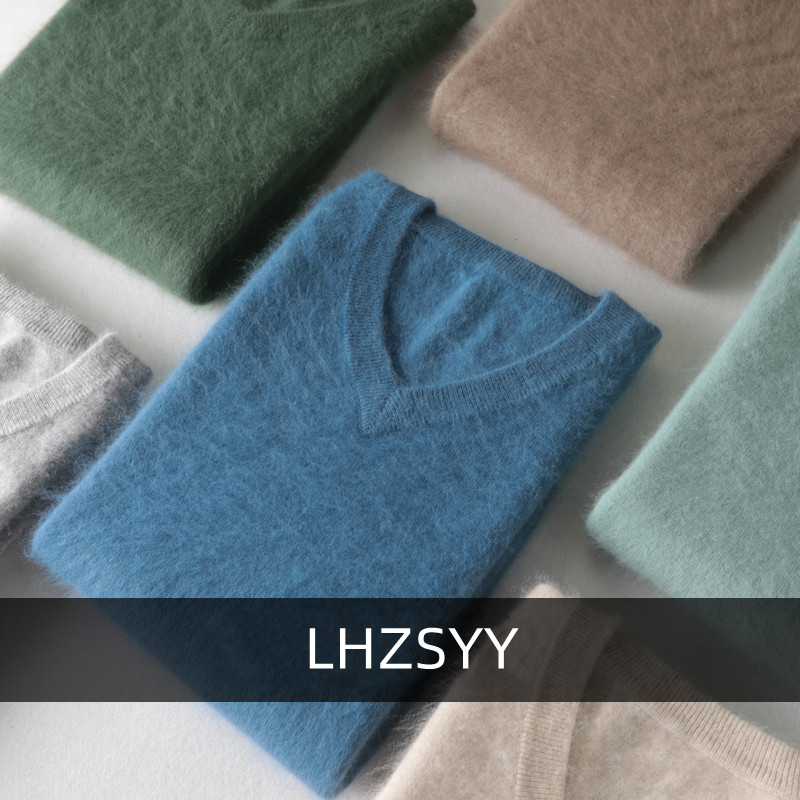 Mens Fashion Jumpers - LHZSYY Herren-Pullover aus 100 % Nerz-Kaschmir,