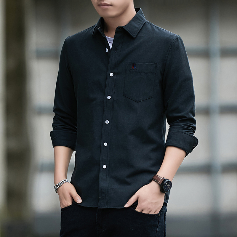 Linen Shirt Summer - Sport-Langarmjacke, Herren-Leinenhemden, kurzärmelige Freizeithemden, Button-Down-Hemd für