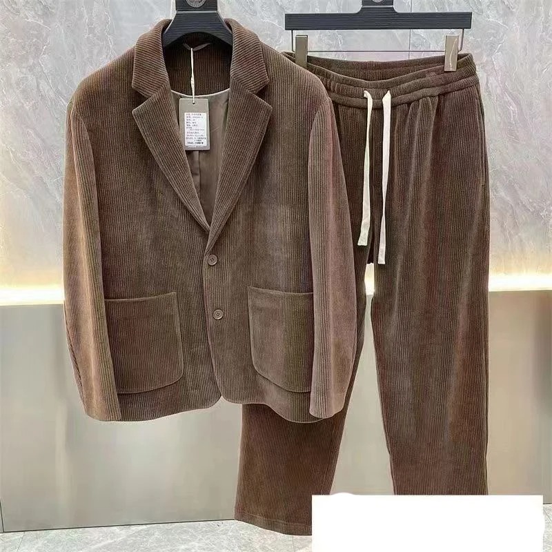 Mens Fashion Blazer - Modischer Herrenanzug Frühling Herbst Langarm Hochwertiger