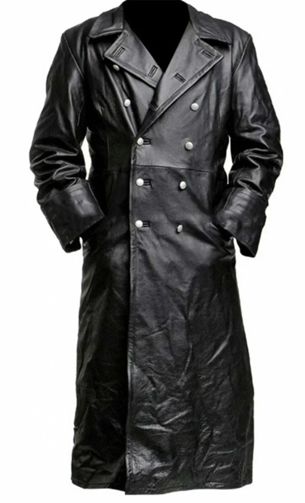Trench Coat Men - Halloween-Kostüme Herren Deutscher Klassischer Militäroffizier Schwarzer