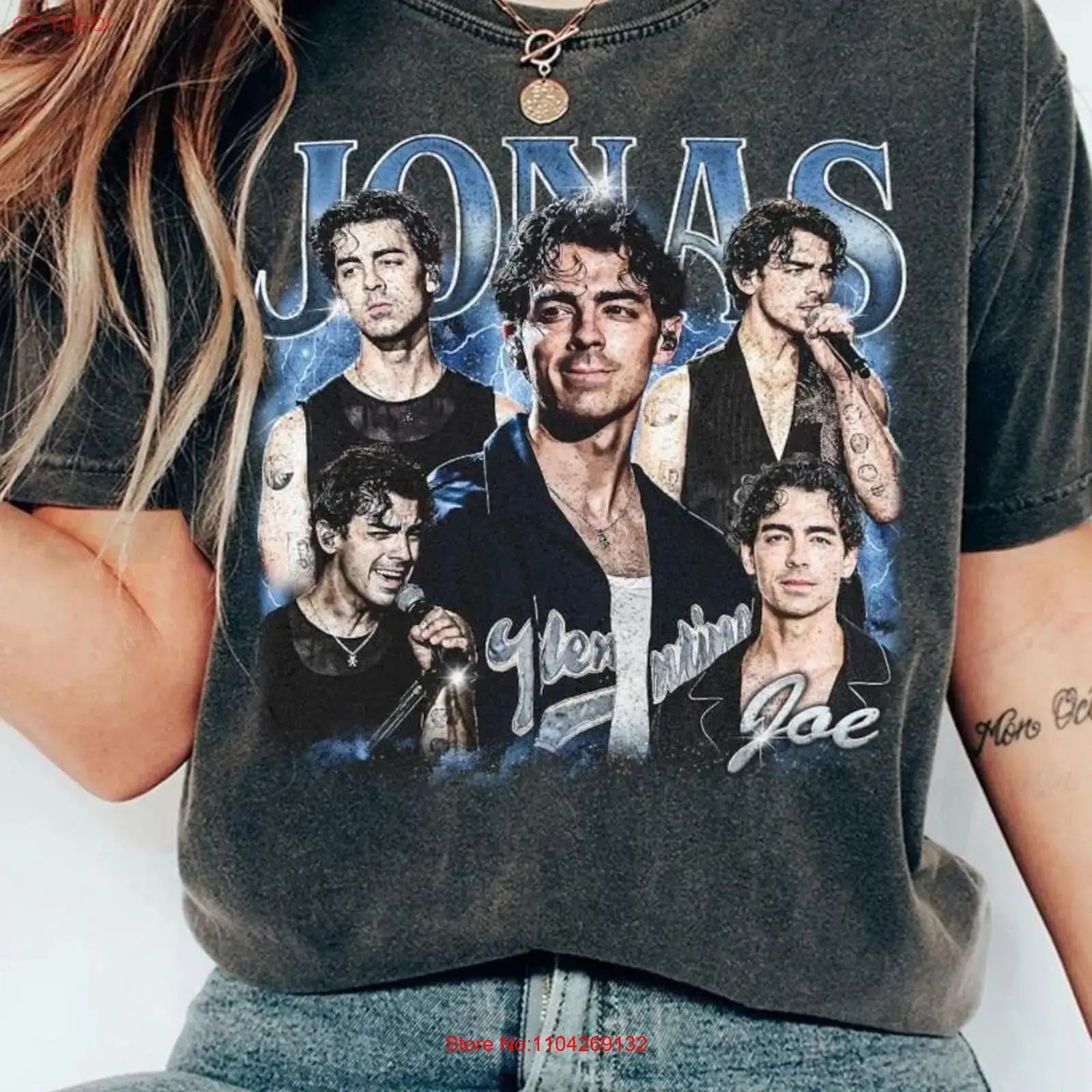Mens Fashion In The 90S - Joe Jonas Bootleg 90er Vintage T-Shirt,