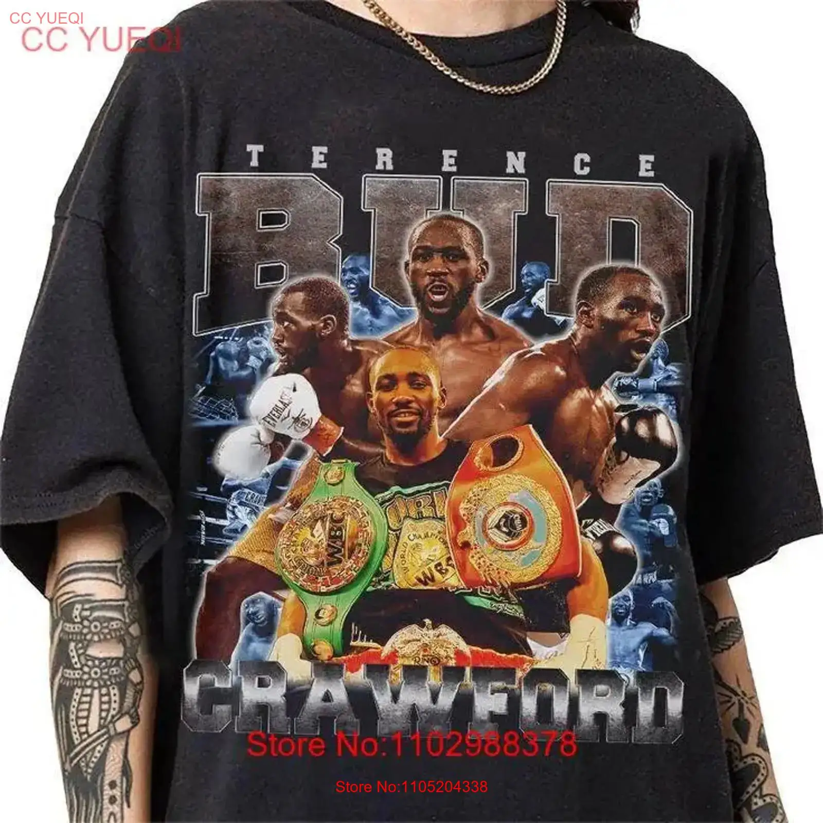 Mens Fashion In The 90S - Terence Crawford 90er Jahre Vintage Bootleg