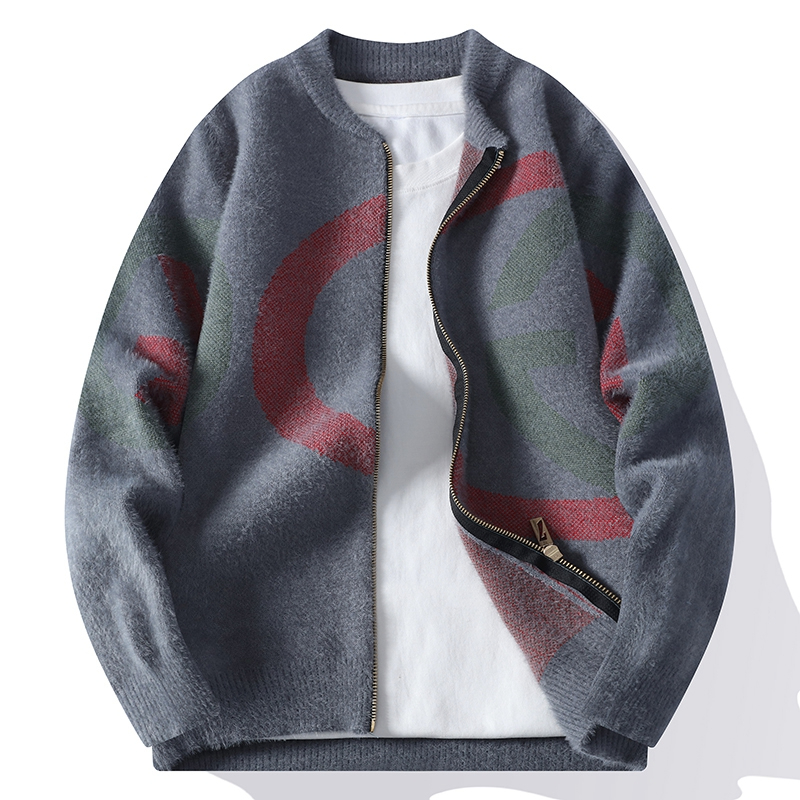 Herbst- und Winter-Freizeitpul – Men'S Fashion Zip Sweater Bewertung und Preis