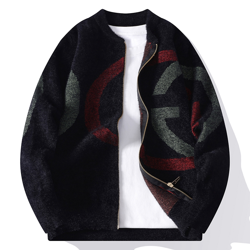 Herbst- und Winter-Freizeitpul – Men'S Fashion Zip Sweater Bewertung und Preis