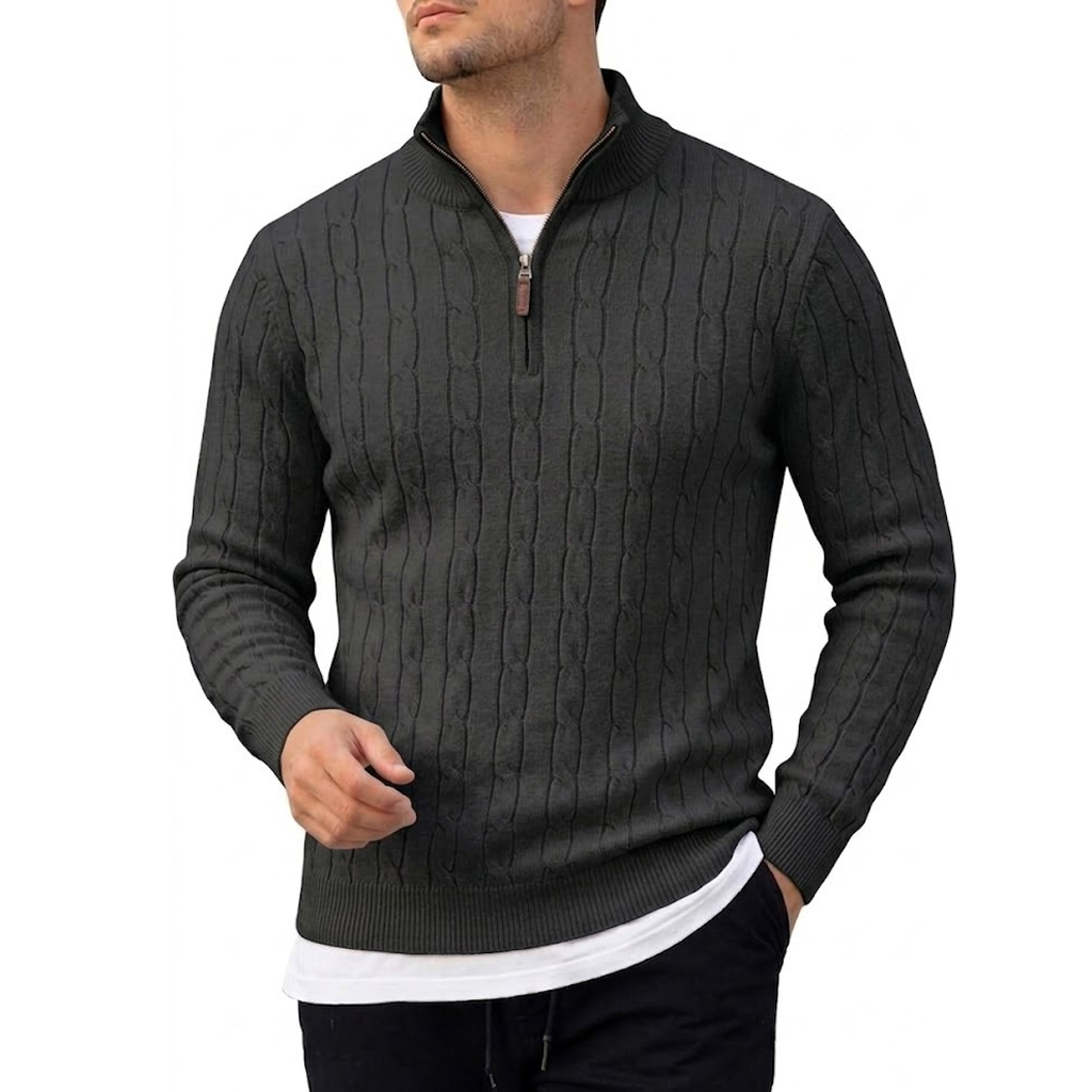 Herren Langarm-Polopullover mi – Men'S Fashion Zip Sweater Bewertung und Preis