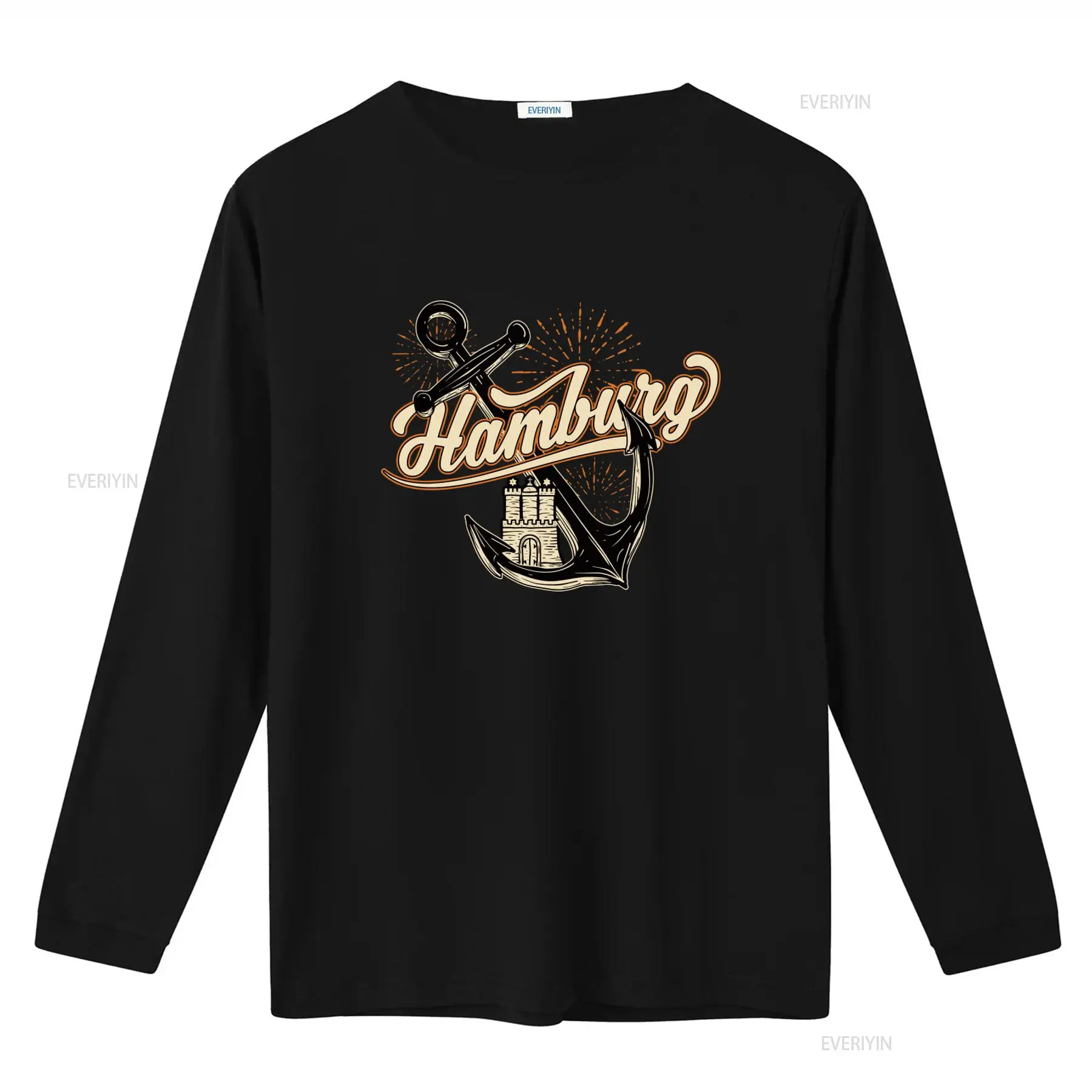 Herren-T-Shirt mit Hamburger-A – Men'S Fashion Hamburg Bewertung und Preis