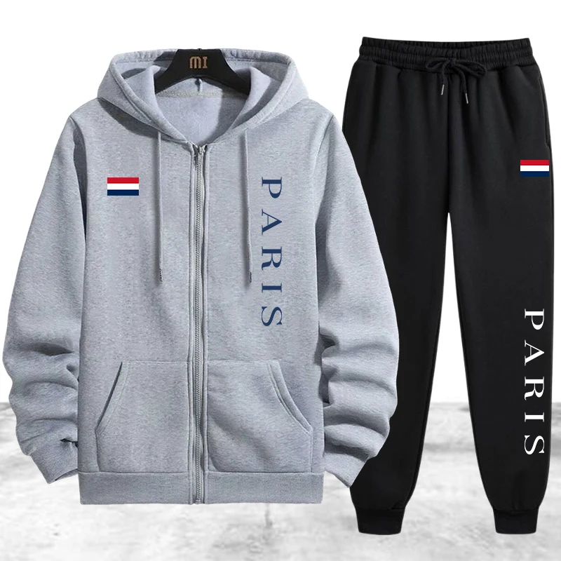 Paris Printing Herren-Training – Mens Fashion Zip Up Bewertung und Preis