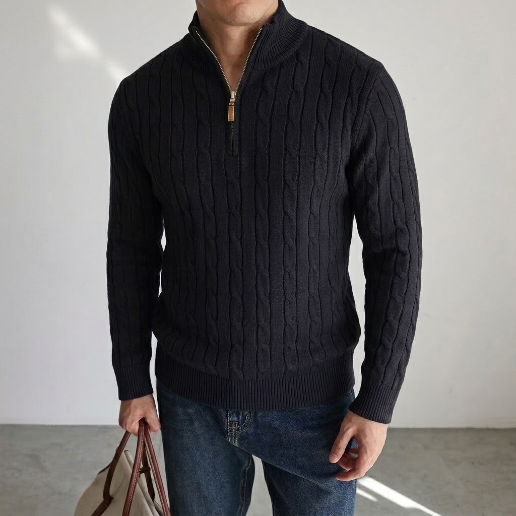 Neuer Herren-Strickpullover mi – Men'S Fashion Zip Sweater Bewertung und Preis