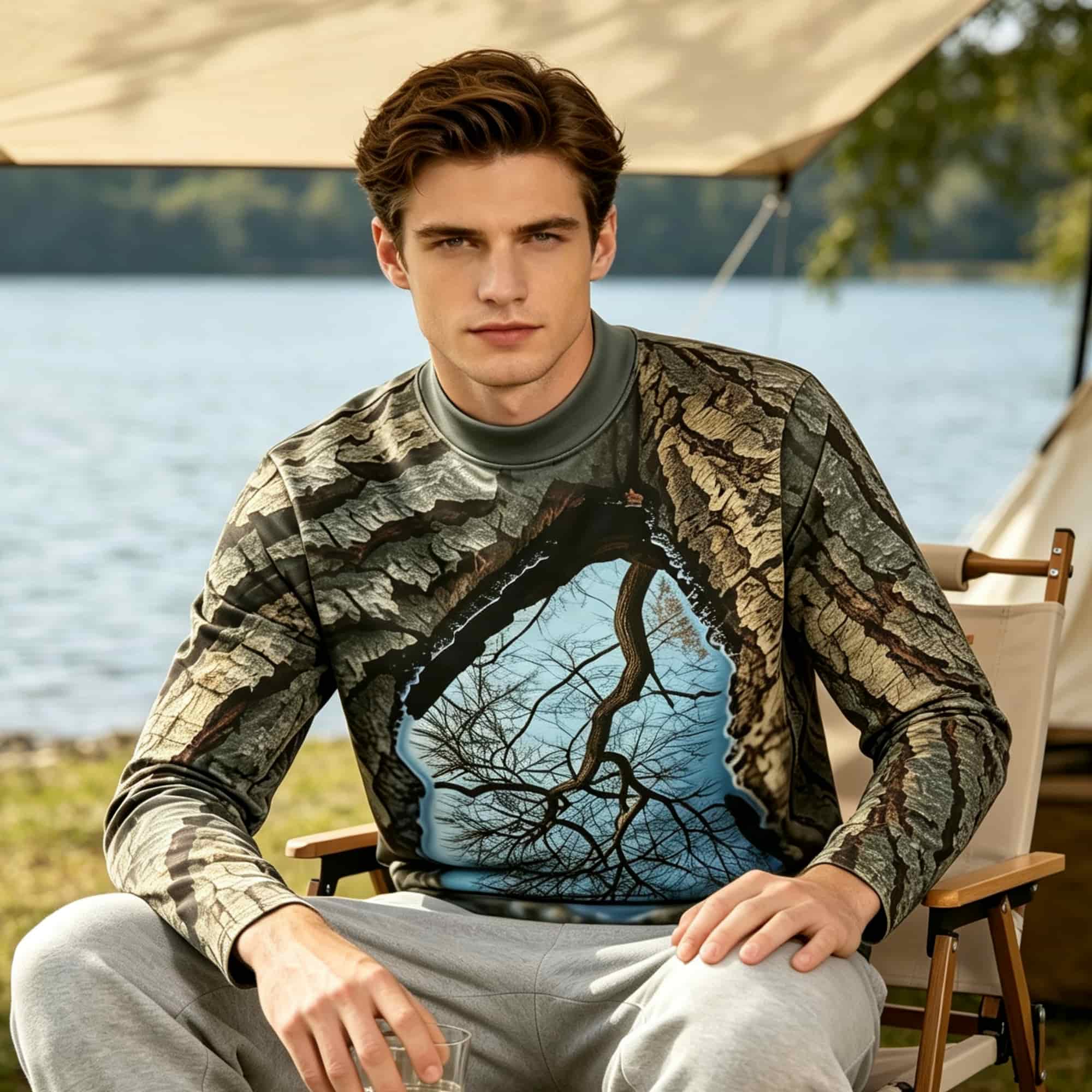 Vom Wald inspiriertes Langarms – Men'S Fashion Usa Bewertung und Preis