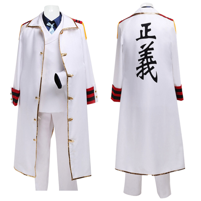 Monkey D. Garp Cosplay-Kostüm: – Trench Coat Men Bewertung und Preis