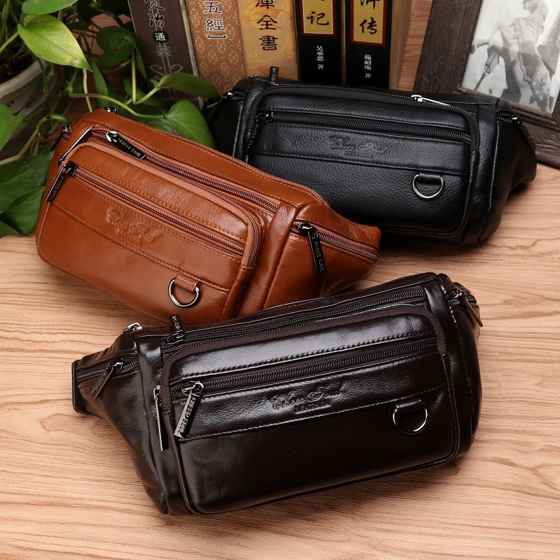 Herren Gürteltasche, Sling-Bru – Leather Belt Braided Bewertung und Preis