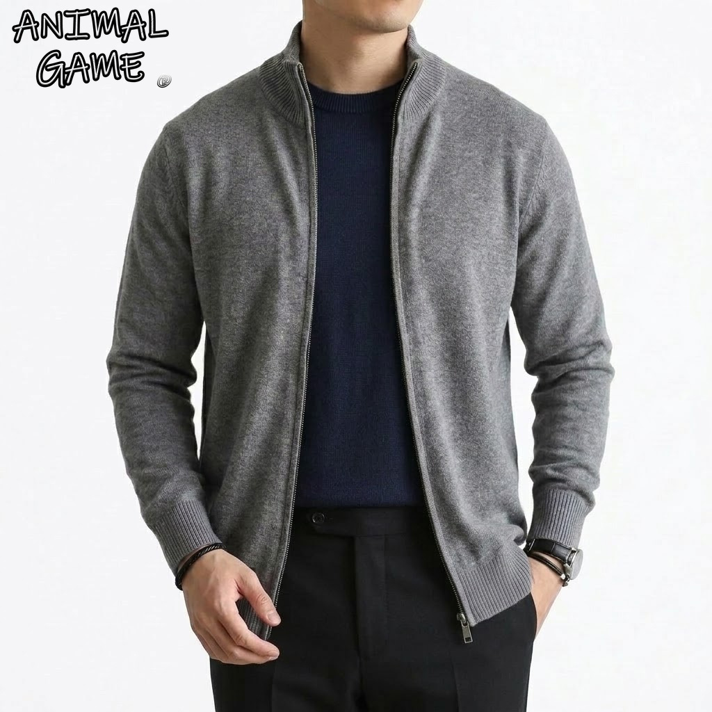 Herbst Herren Strickjacke mit  – Men'S Fashion Zip Sweater Bewertung und Preis