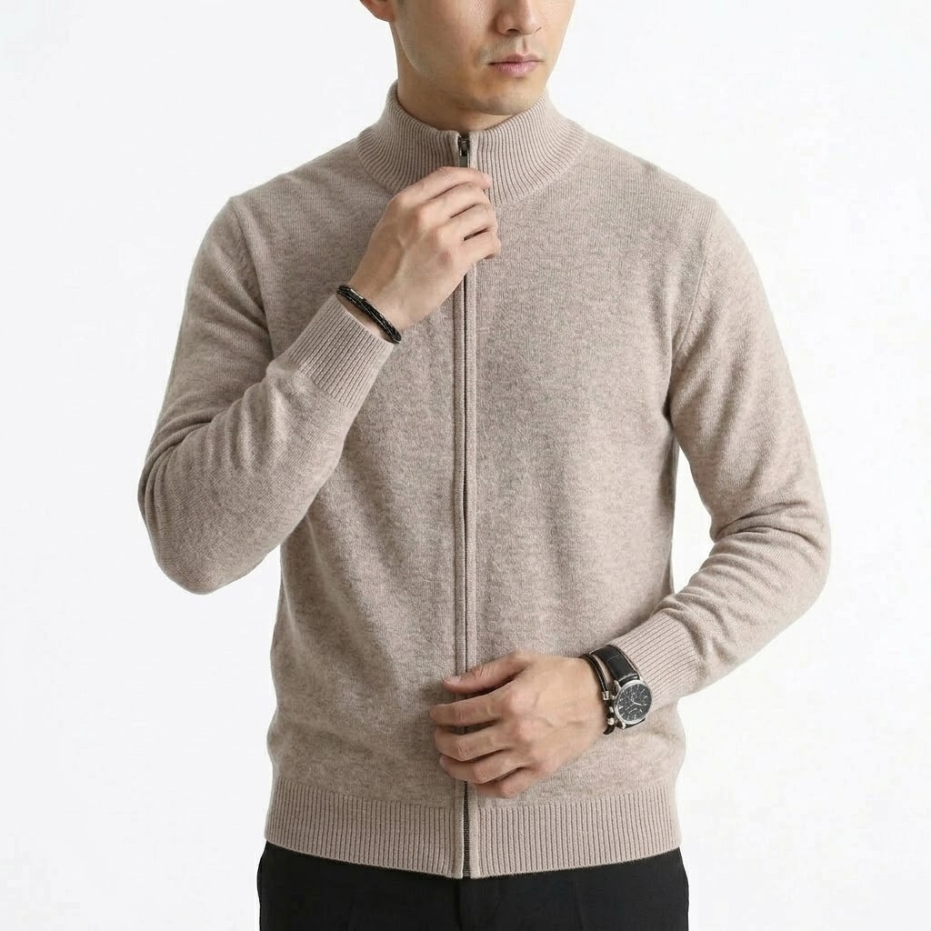 Herbst Herren Strickjacke mit  – Men'S Fashion Zip Sweater Bewertung und Preis