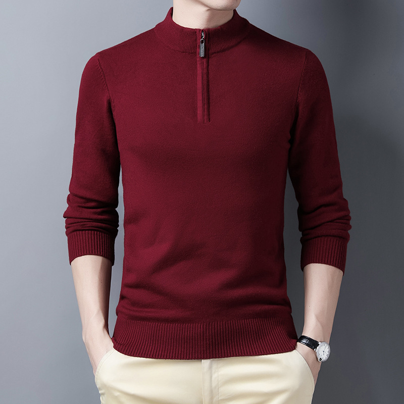 Herren Halbzipper-Strickpullov – Men'S Fashion Zip Sweater Bewertung und Preis