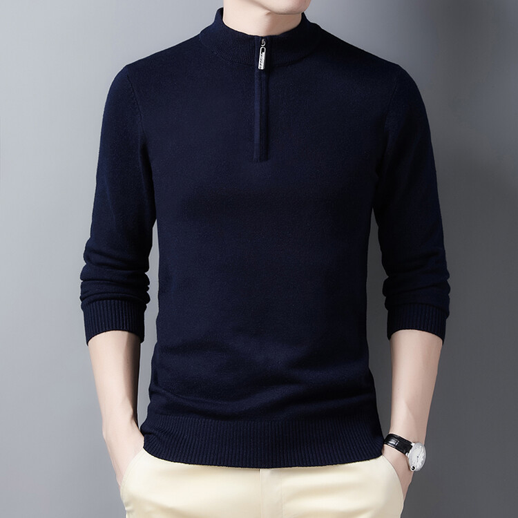 Herren Halbzipper-Strickpullov – Men'S Fashion Zip Sweater Bewertung und Preis