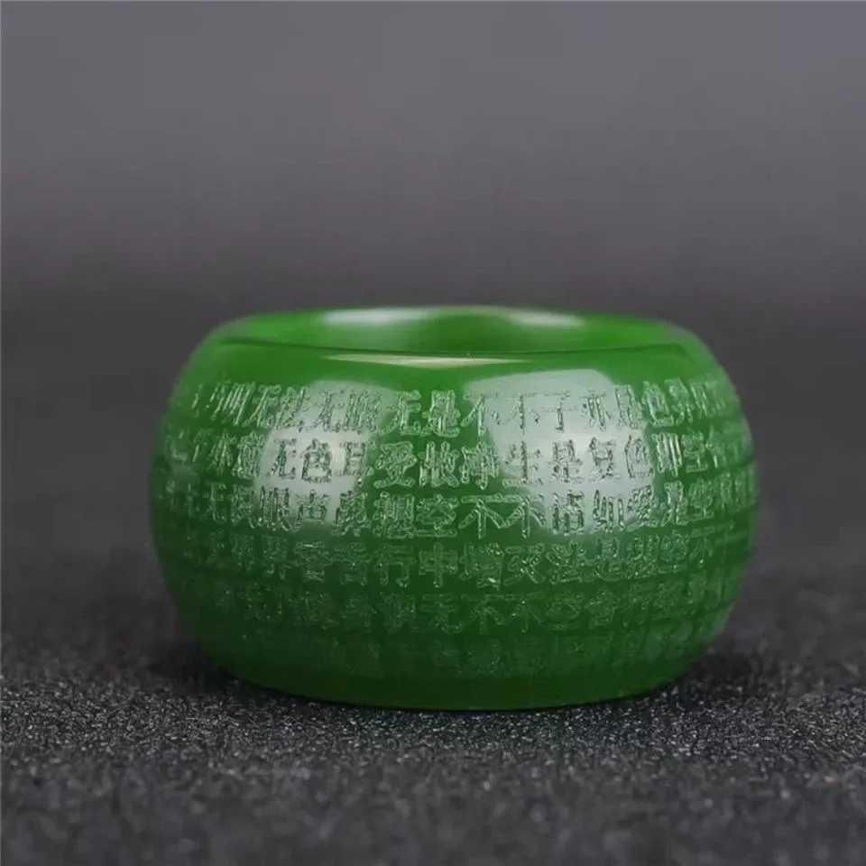 Natürlicher grüner Jade-Ring,  – Men'S Fashion Usa Bewertung und Preis