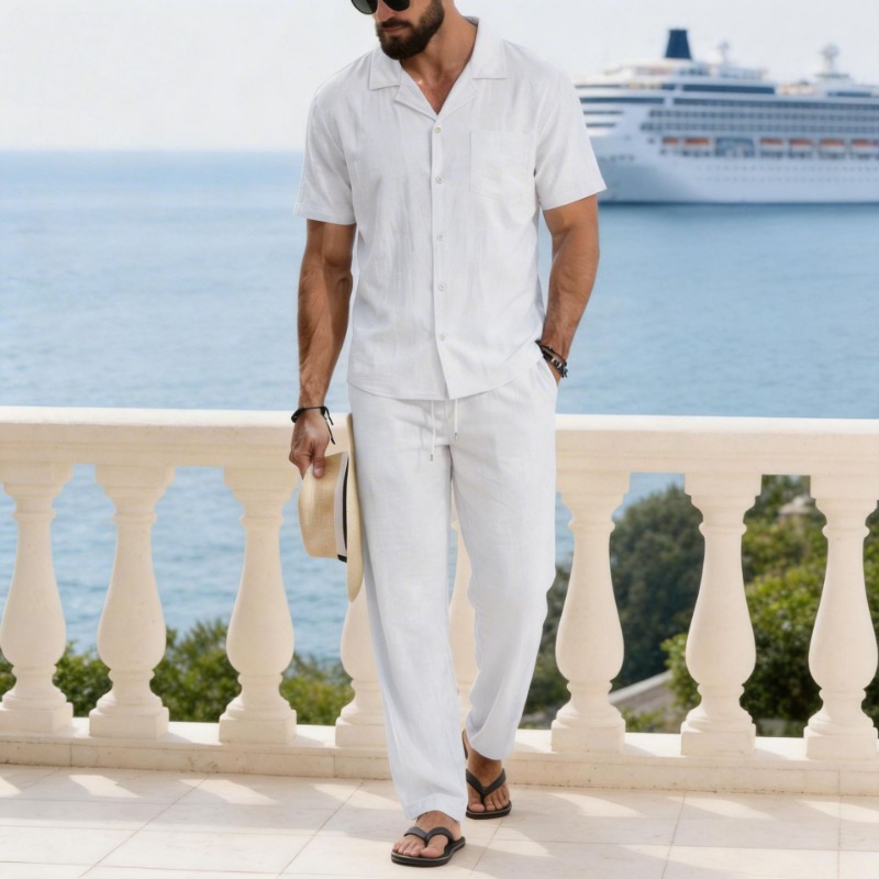 Herren Leinen-Mischgewebe Kurz – Linen Shirt Summer Bewertung und Preis