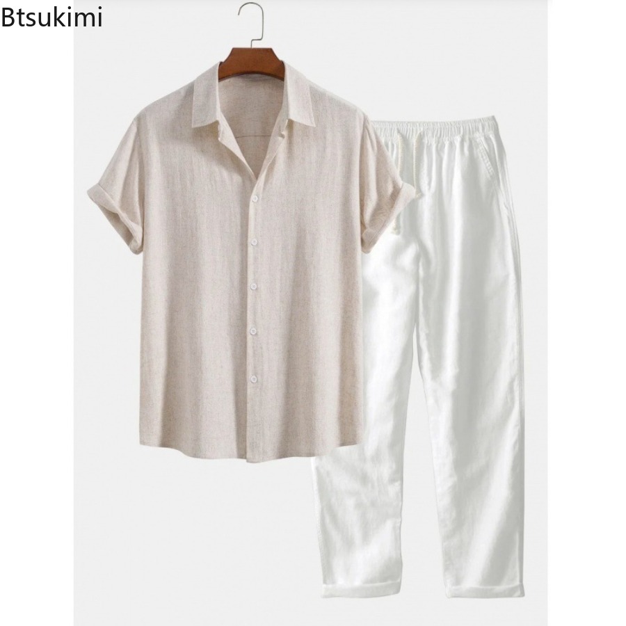 2026 Herren Mode Einfarbiges S – Linen Shirt Summer Bewertung und Preis