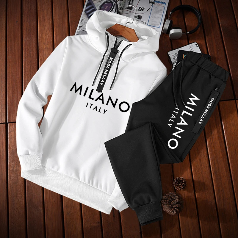 Modischer Herren-Trainingsanzu – Streetwear Hoodie Bewertung und Preis