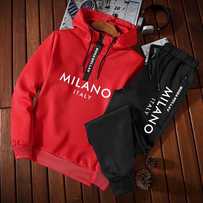 Modischer Herren-Trainingsanzu – Streetwear Hoodie Bewertung und Preis