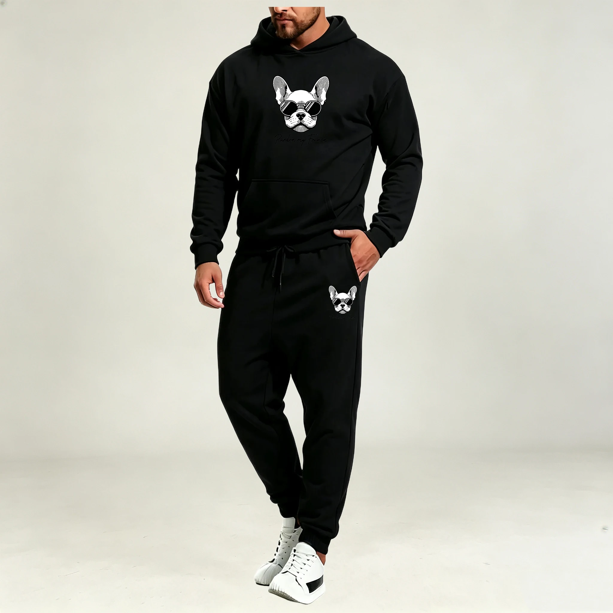 Herren-Bekleidungssets 2-teili – Streetwear Hoodie Bewertung und Preis