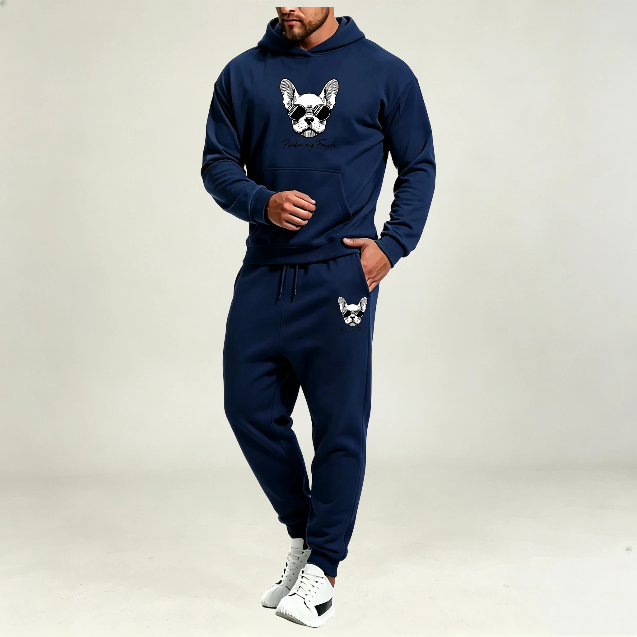 Herren-Bekleidungssets 2-teili – Streetwear Hoodie Bewertung und Preis