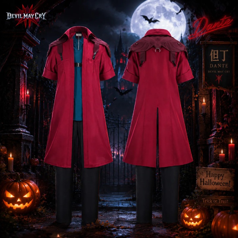 Devil May Cry DMC5 Dante Cospl – Trench Coat Men Bewertung und Preis