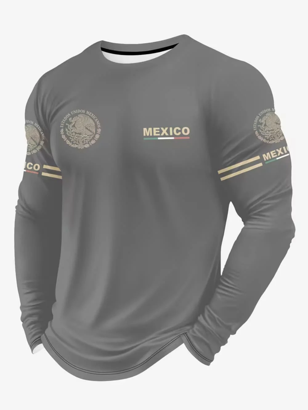 Herren-T-Shirt mit Mexiko-Adle – Men'S Fashion Usa Bewertung und Preis