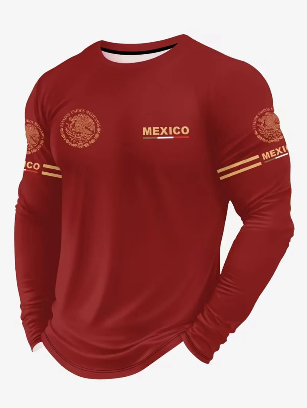 Herren-T-Shirt mit Mexiko-Adle – Men'S Fashion Usa Bewertung und Preis