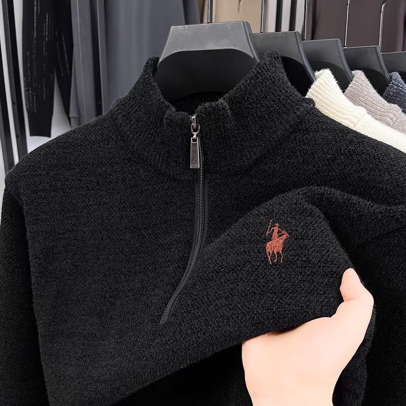 Hochwertiger Samt-Winterpullov – Men'S Fashion Zip Sweater Bewertung und Preis