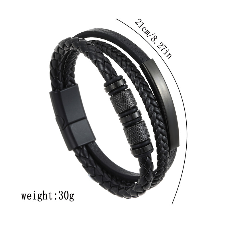 Klassische männer Leder Armban – Mens Fashion Combination Bewertung und Preis