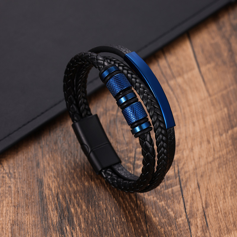 Klassische männer Leder Armban – Mens Fashion Combination Bewertung und Preis