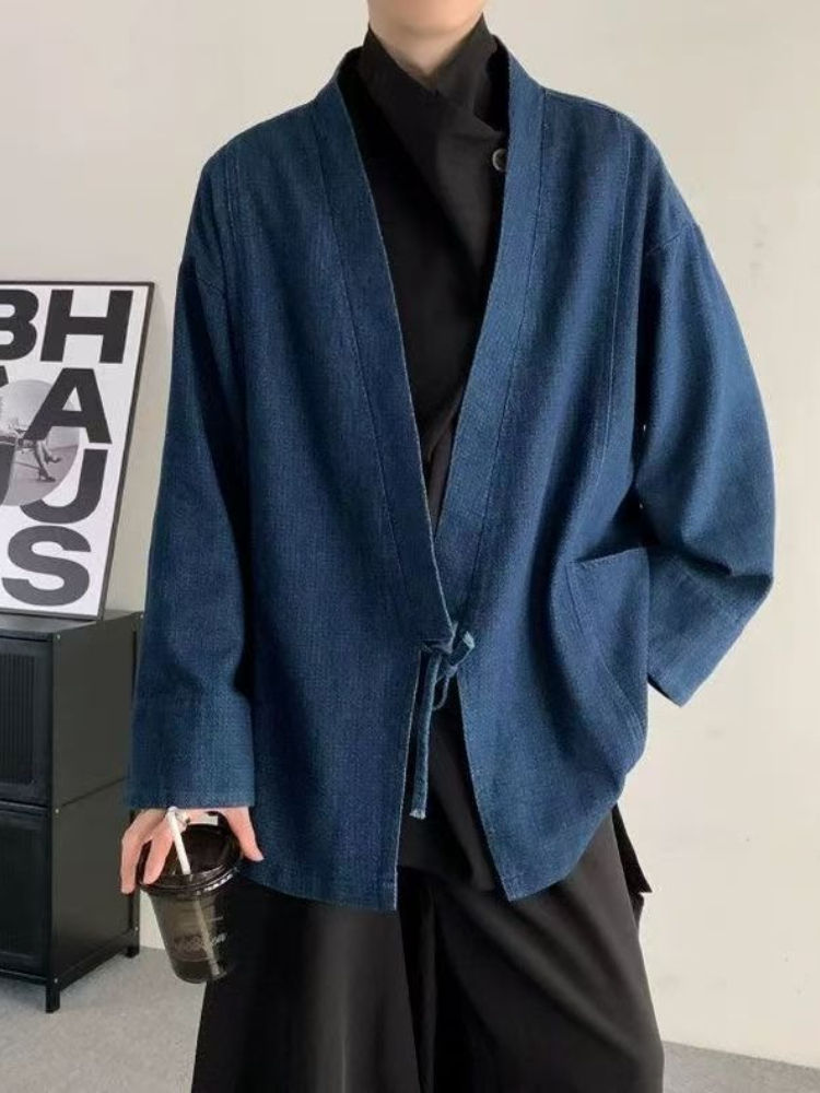 Vintage japanischen Stil Denim – Mens Fashion Jumpers Bewertung und Preis