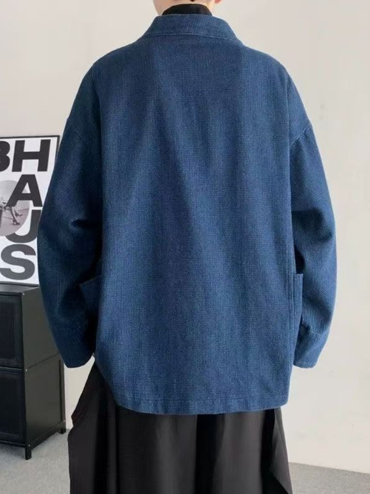 Vintage japanischen Stil Denim – Mens Fashion Jumpers Bewertung und Preis