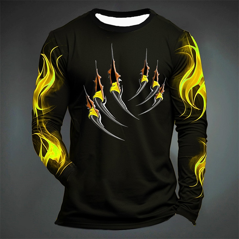 Lustiges Tiger-Print-T-Shirt f – Mens Fashion Top Bewertung und Preis