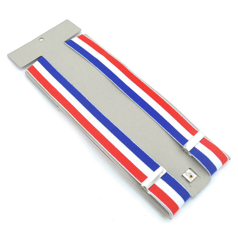 Neue 3,5 cm breite 6 Streifen  – Suspenders Clip Men Bewertung und Preis