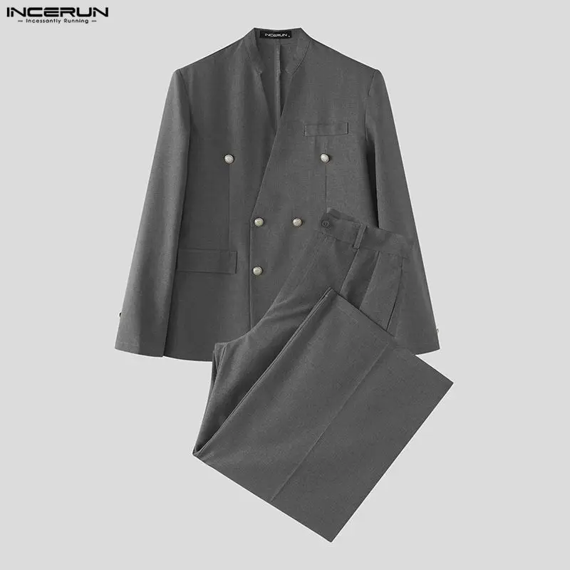 INCERUN Herren-Sets Einfarbig  – Mens Fashion Blazer Bewertung und Preis