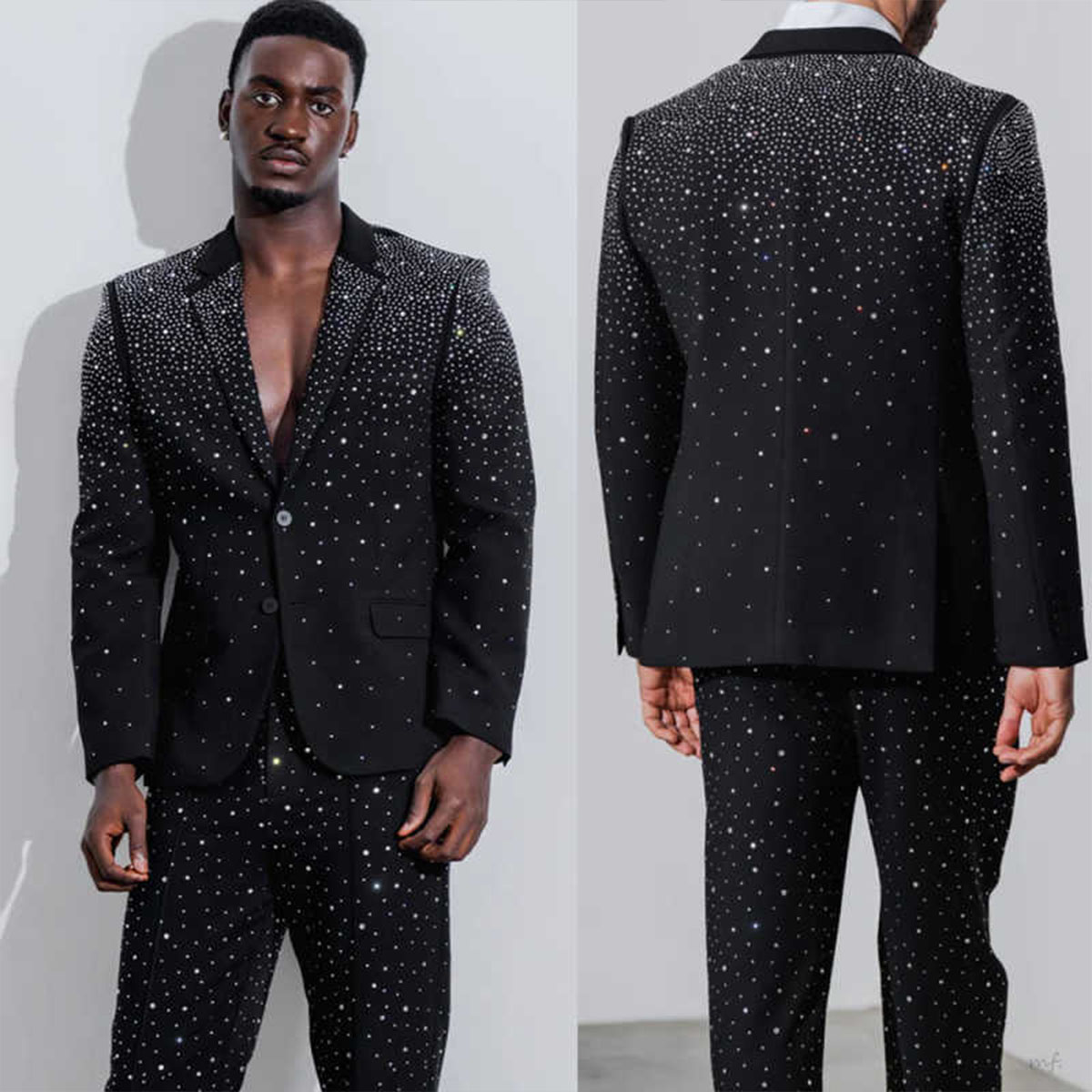 Luxuriöse Diamant-Herrenanzüge – Mens Fashion Blazer Bewertung und Preis