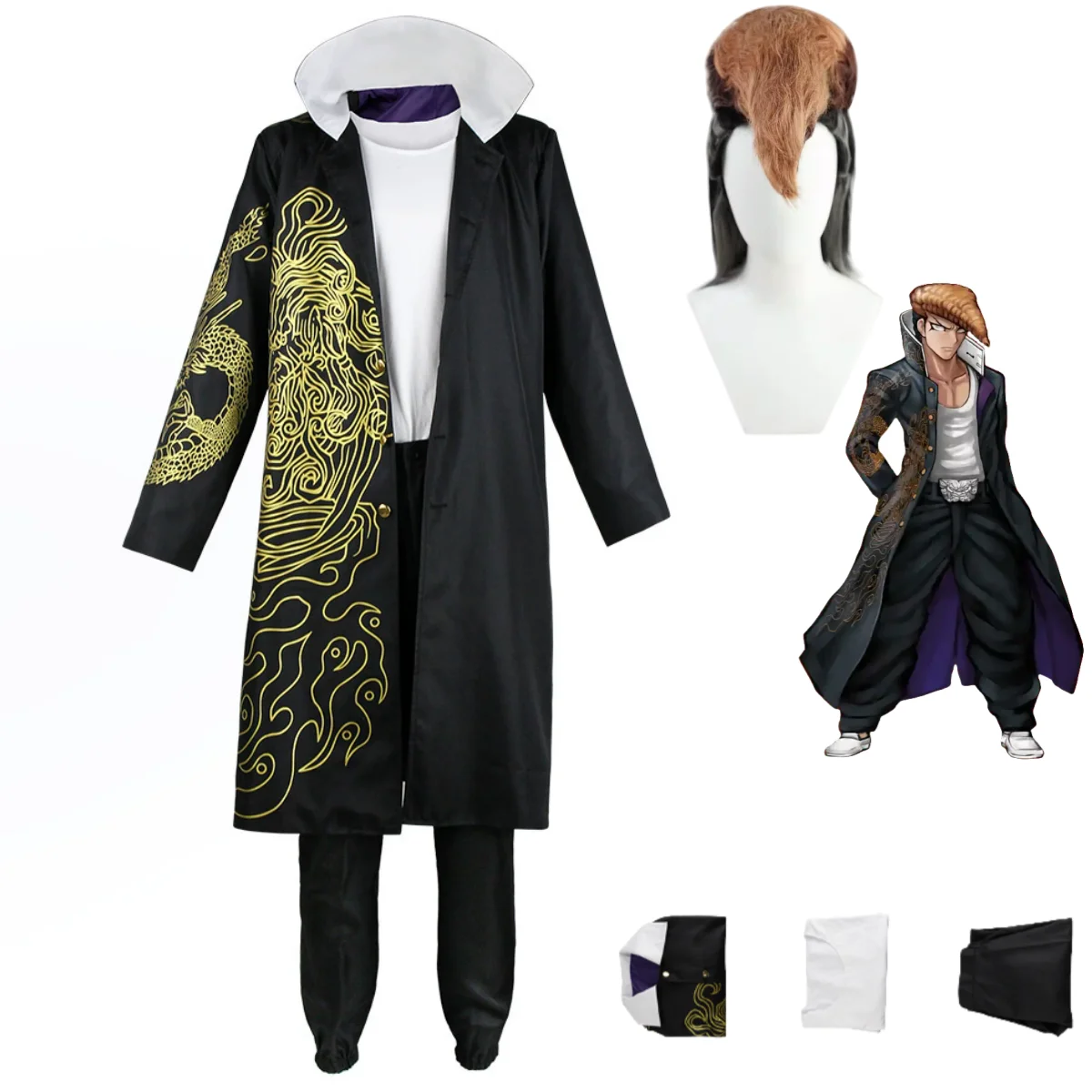 Anime-Spiel Mondo Owada Langar – Trench Coat Men Bewertung und Preis