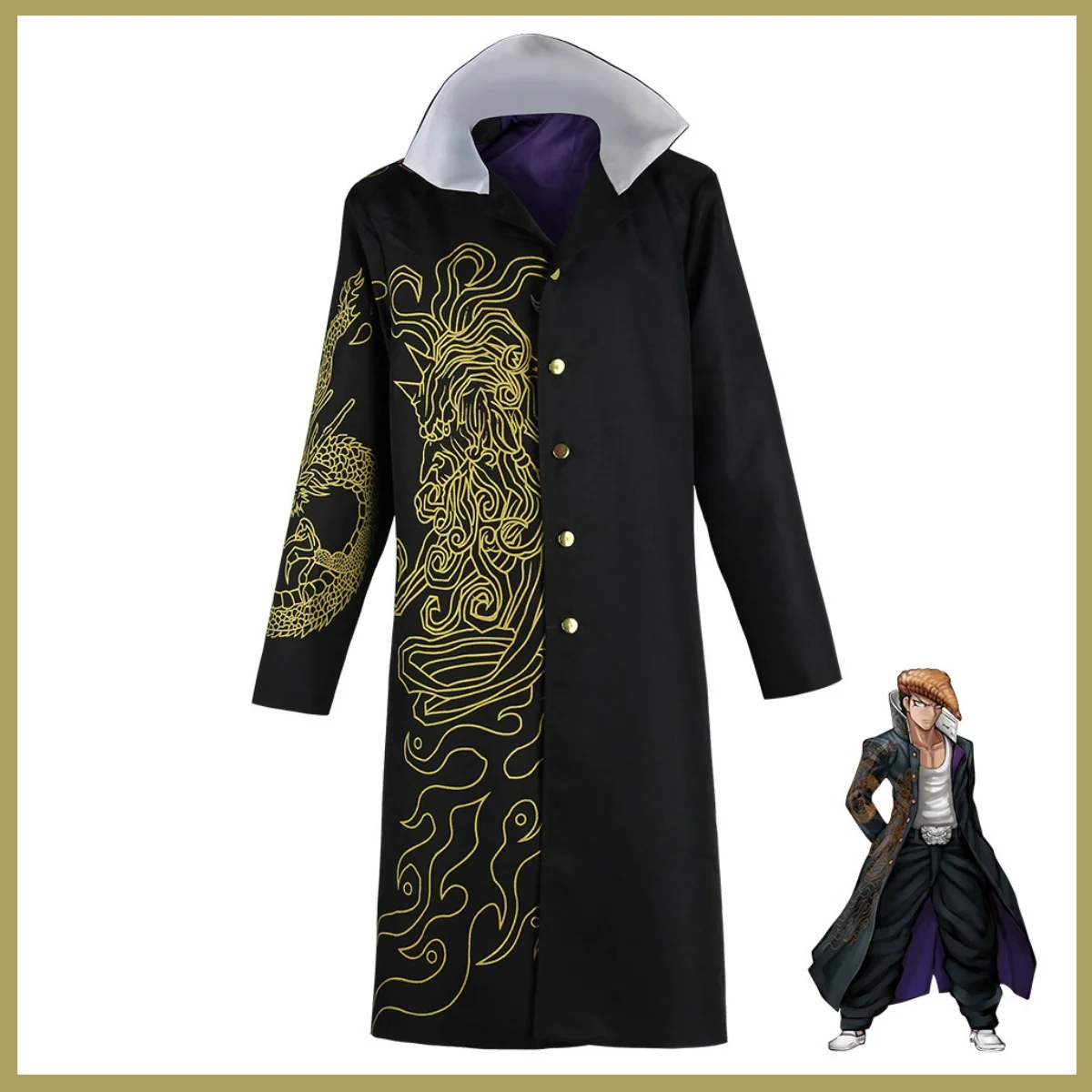 Anime-Spiel Mondo Owada Langar – Trench Coat Men Bewertung und Preis