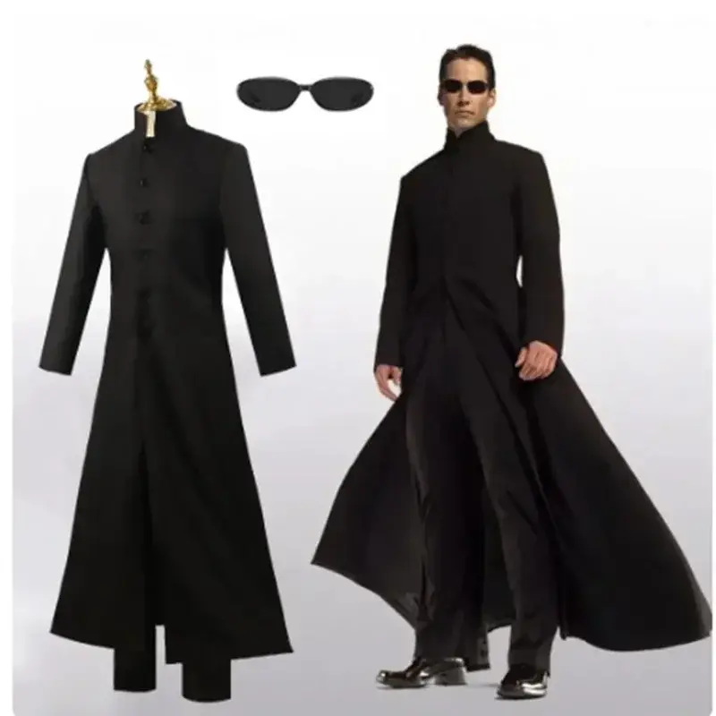 Herren Matrix Neo Cosplay Komp – Trench Coat Men Bewertung und Preis