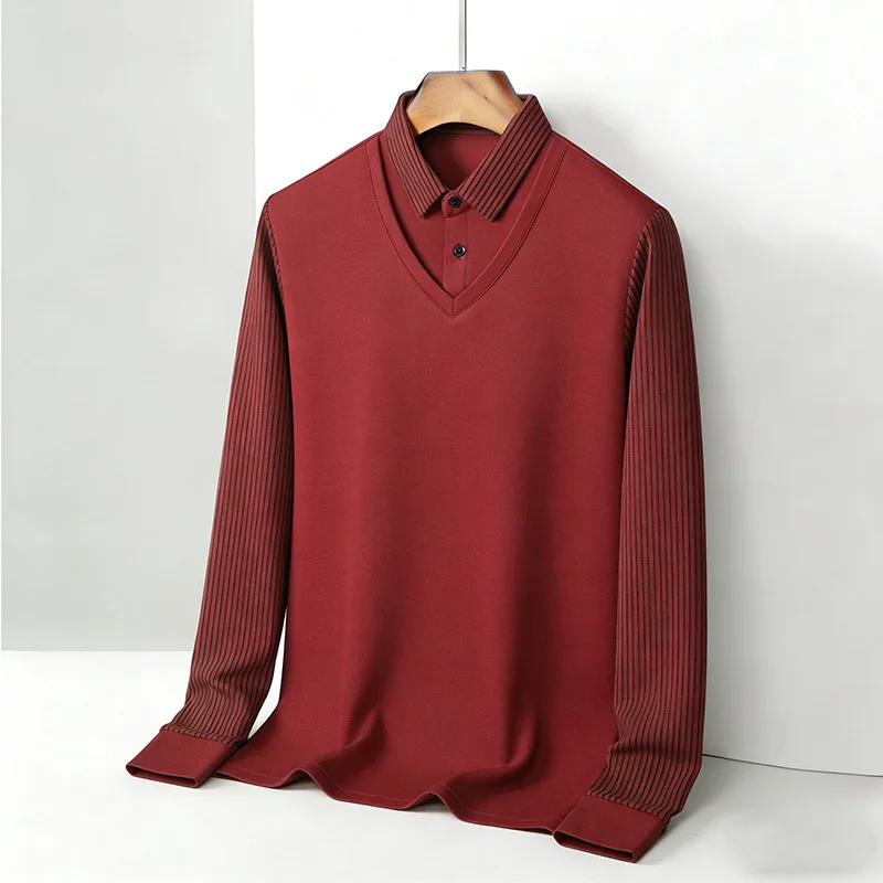 Herren-Bluse mit gefälschtem z – Mens Fashion Top Bewertung und Preis