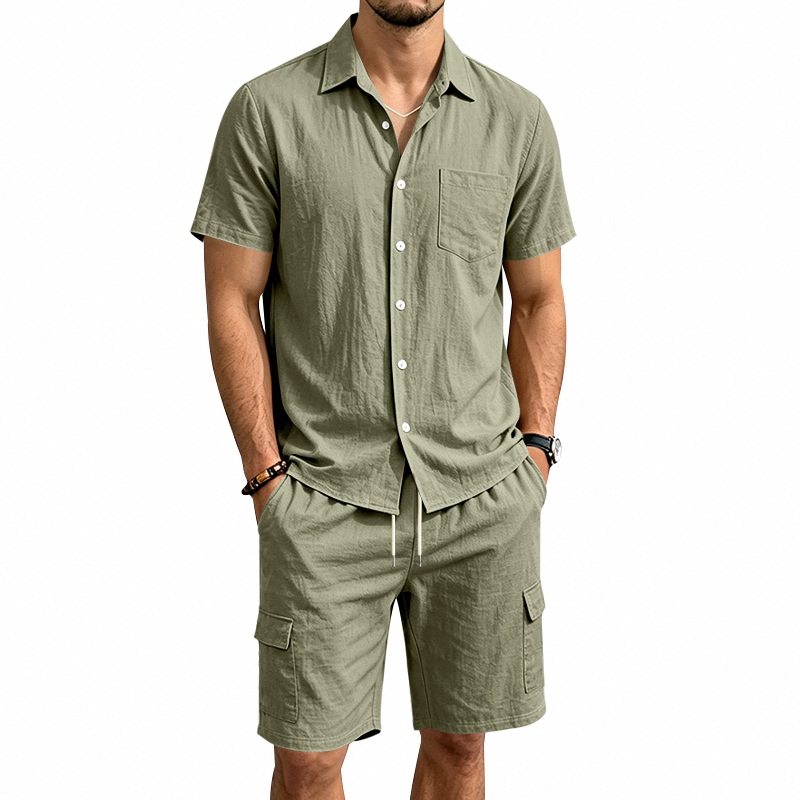 Herren Sommer Amerikanisches L – Linen Shirt Summer Bewertung und Preis