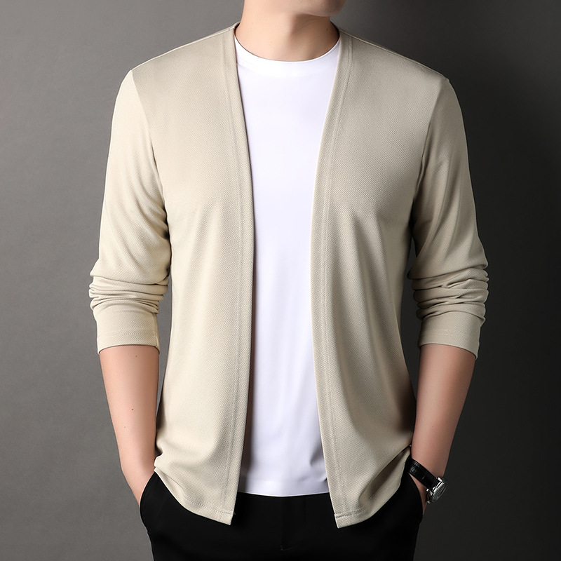 Frühling Herbst Strickjacke Mä – Men'S Fashion Zip Sweater Bewertung und Preis